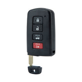 Keyless Entry Remote Smart Car Key Fob 4 Button Replacement for 2013,2014, 2015, 2016, 2017 Toyota Camry Corolla